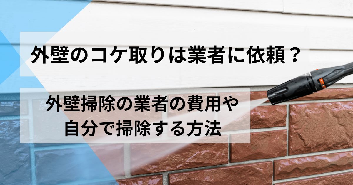 外壁コケ取り業者